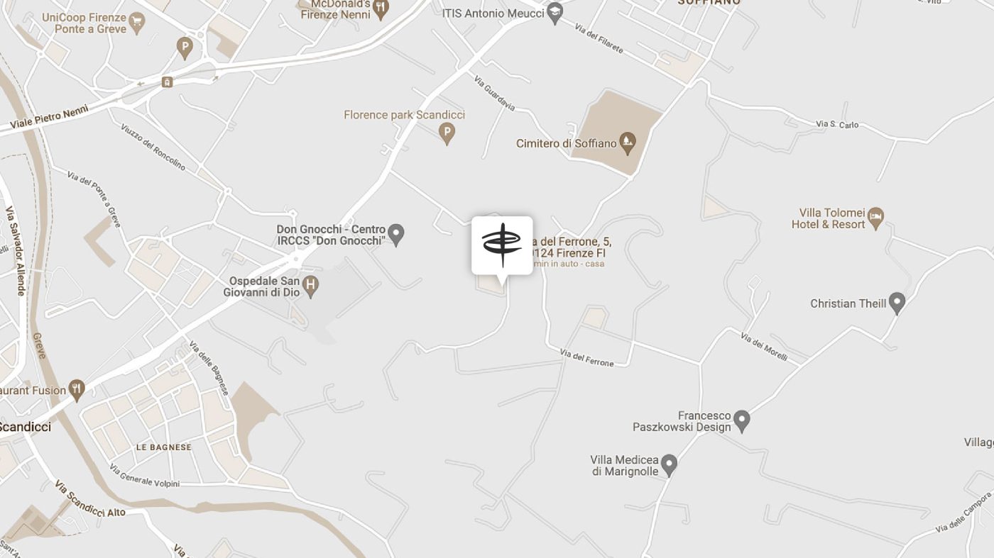 Mappa sede di Firenze