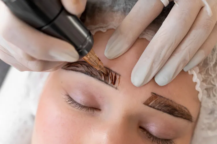 togliere microblading